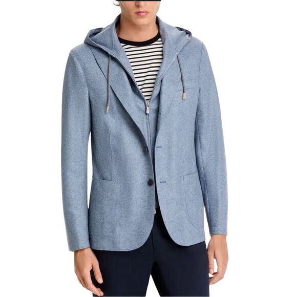 Eleventy wool flannel casual sport coat size IT 54 - Picture 1 of 7